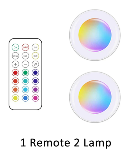 RGB-LED-Unterlichtleiste mit Fernbedienung