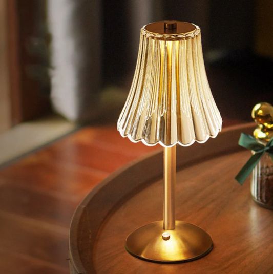 USB-LED-Tischlampe im Retro-Stil – Wiederaufladbar und Praktisch
