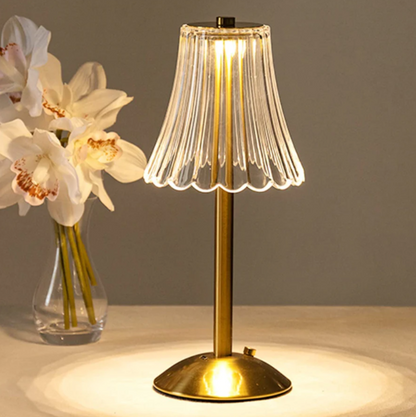 USB-LED-Tischlampe im Retro-Stil – Wiederaufladbar und Praktisch