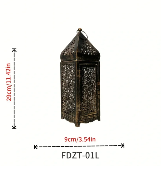 Rustikales Windlicht im Vintage-Look – Bronze Laterne für gemütliche Atmosphäre