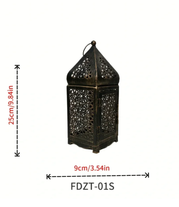 Rustikales Windlicht im Vintage-Look – Bronze Laterne für gemütliche Atmosphäre