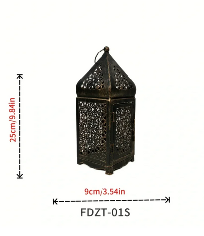 Rustikales Windlicht im Vintage-Look – Bronze Laterne für gemütliche Atmosphäre
