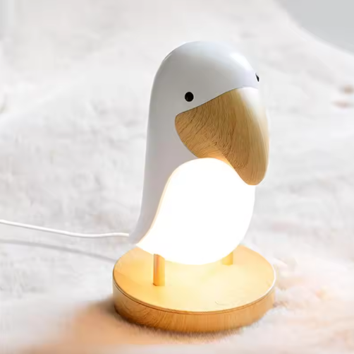 Vogel-Design LED Nachtlampe mit Akku