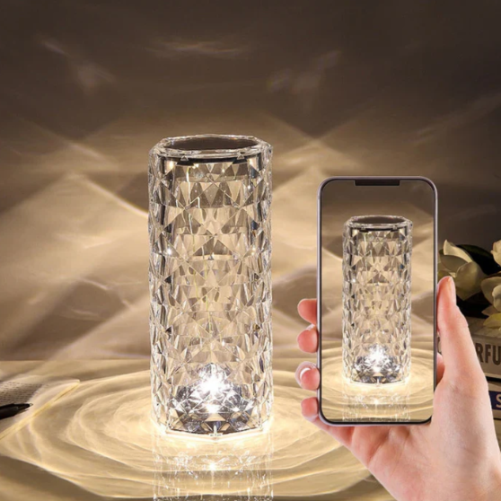 Led Kristall-lampe mit Atmungslicht-Effekt für Stimmungsvolle Beleuchtung