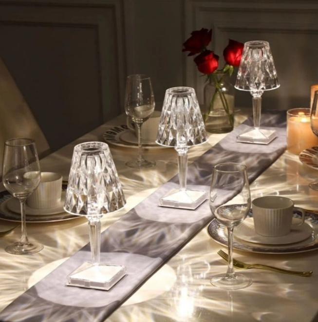 Acrylglas-Kristall-Tischleuchte – Elegante Beleuchtung für Dein Zuhause