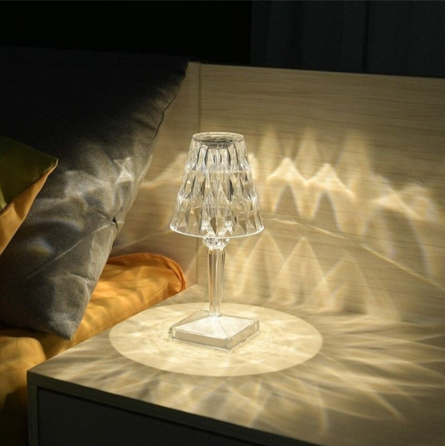 Acrylglas-Kristall-Tischleuchte – Elegante Beleuchtung für Dein Zuhause