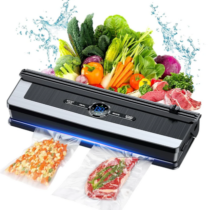 Multifunktionales 8-in-1 Vakuumiergerät mit Folienschneider und Frischhaltefunktion