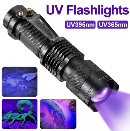UV-LED-Taschenlampe – Ultraviolette Leuchte zur Flecken- und Urin-Erkennung für Haustiere