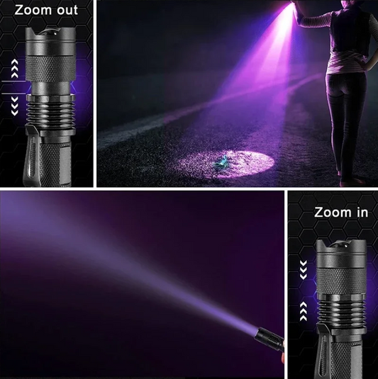 UV-LED-Taschenlampe – Ultraviolette Leuchte zur Flecken- und Urin-Erkennung für Haustiere