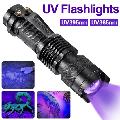 UV-LED-Taschenlampe – Ultraviolette Leuchte zur Flecken- und Urin-Erkennung für Haustiere