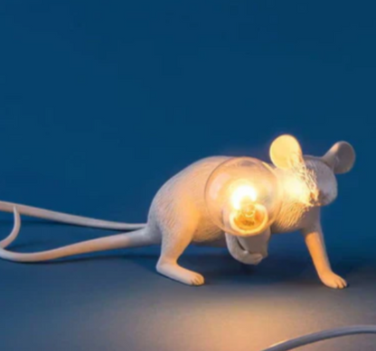 Einzigartige Maus-Tischleuchte mit Kunstvollem Design und LED-Beleuchtung