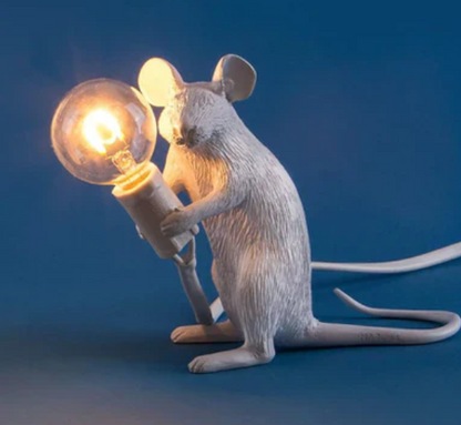 Einzigartige Maus-Tischleuchte mit Kunstvollem Design und LED-Beleuchtung