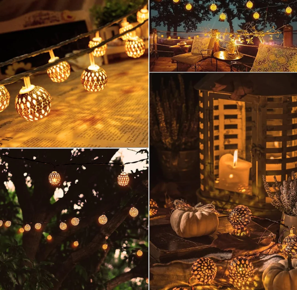 Solar-Lichterkette im Orientalischen Design