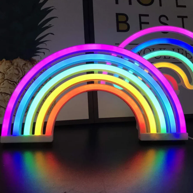 LED Regenbogen Stimmungslicht für Kinderzimmer