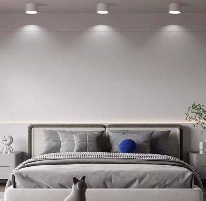 Zeitlose LED-Deckenleuchte im Morandi-Design