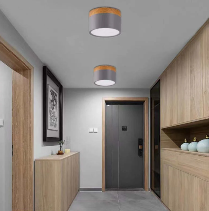 Zeitlose LED-Deckenleuchte im Morandi-Design