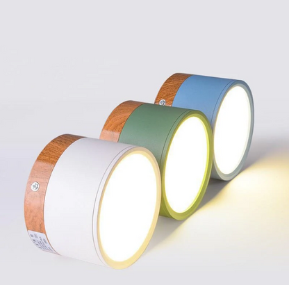 Zeitlose LED-Deckenleuchte im Morandi-Design