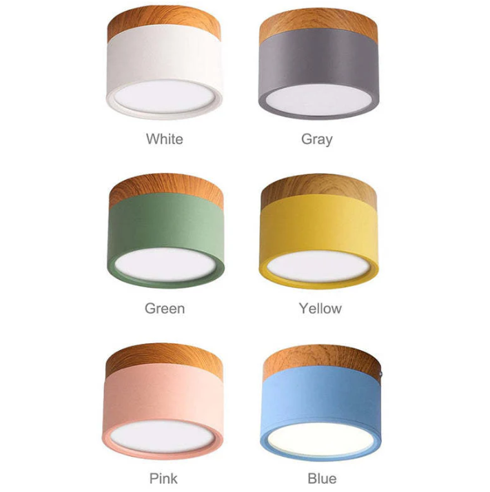 Zeitlose LED-Deckenleuchte im Morandi-Design
