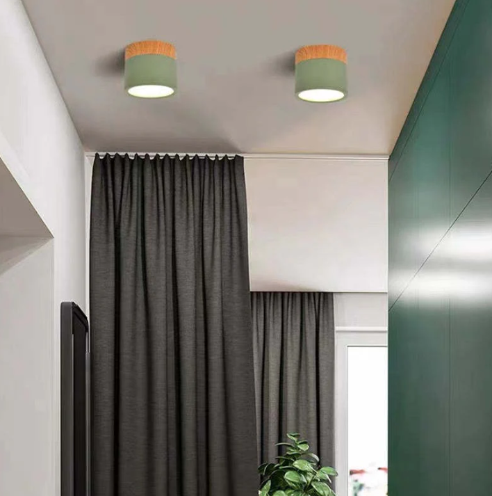 Zeitlose LED-Deckenleuchte im Morandi-Design