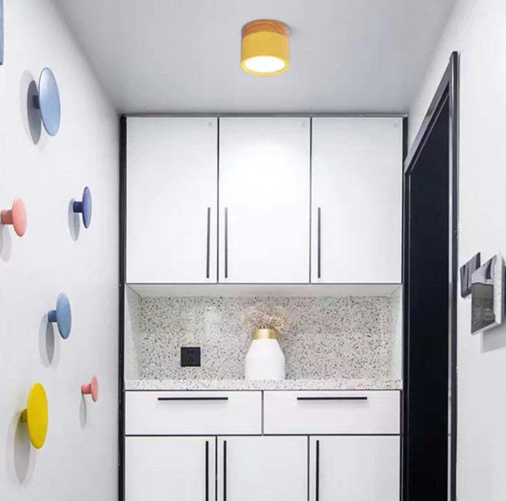 Zeitlose LED-Deckenleuchte im Morandi-Design