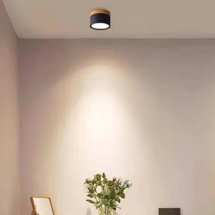 Zeitlose LED-Deckenleuchte im Morandi-Design