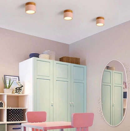 Zeitlose LED-Deckenleuchte im Morandi-Design