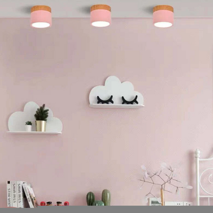 Zeitlose LED-Deckenleuchte im Morandi-Design