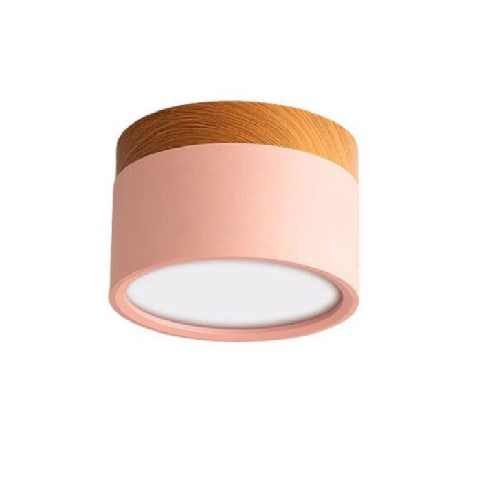 Zeitlose LED-Deckenleuchte im Morandi-Design