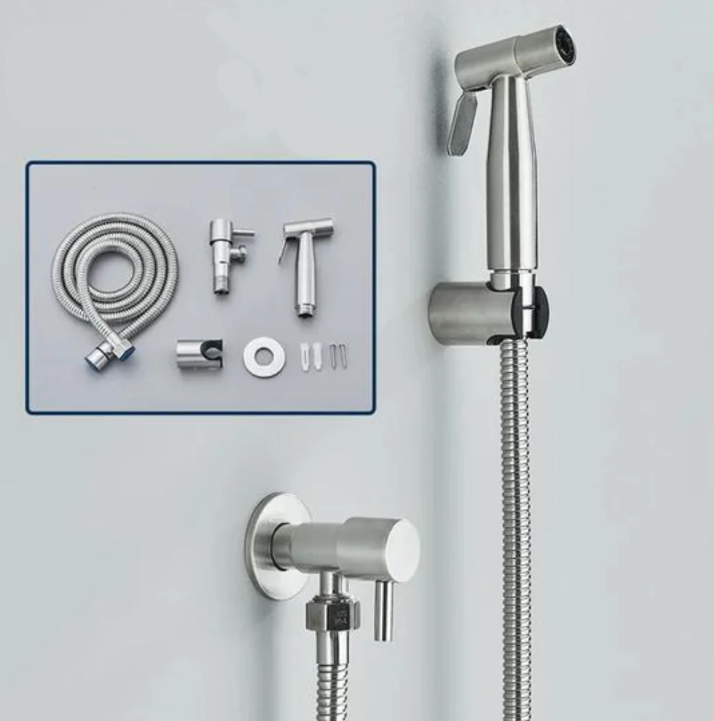 Luxus Bidet-Handbrause – Edelstahl Hygienedusche für WC & Bad