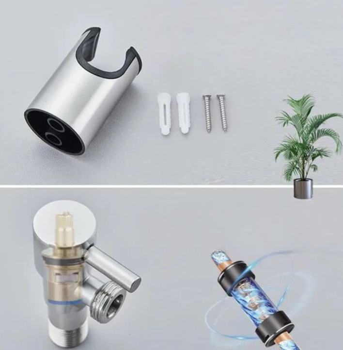 Luxus Bidet-Handbrause – Edelstahl Hygienedusche für WC & Bad