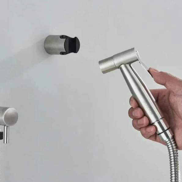 Luxus Bidet-Handbrause – Edelstahl Hygienedusche für WC & Bad