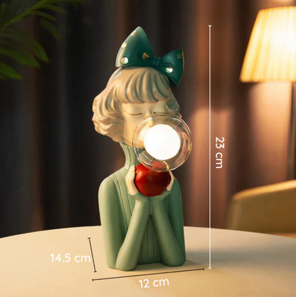Kreative Lampe mit Kaugummi Blasen Design