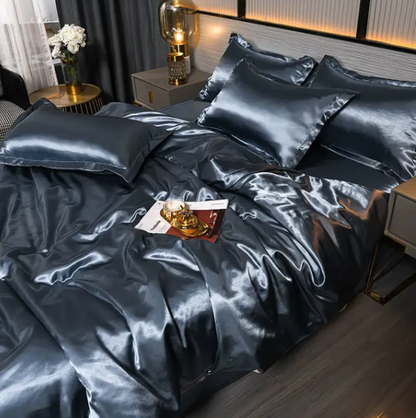 Hochwertige Uni-Satin-Bettwäsche für Komfort und Stil