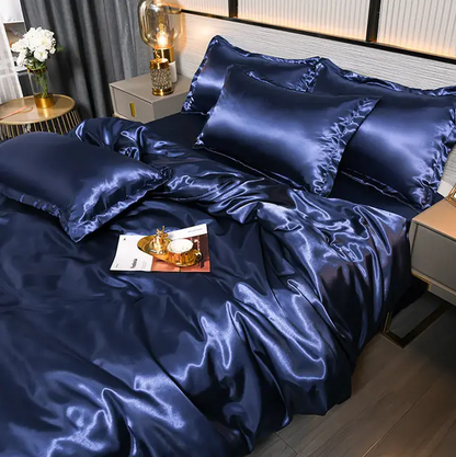 Hochwertige Uni-Satin-Bettwäsche für Komfort und Stil