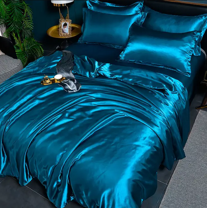 Hochwertige Uni-Satin-Bettwäsche für Komfort und Stil