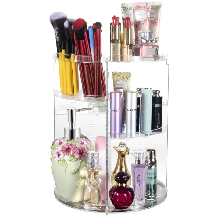 360° Rotierender Make Up Organizer – Praktischer Aufbewahrungsständer für Kosmetik
