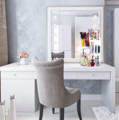 360° Rotierender Make Up Organizer – Praktischer Aufbewahrungsständer für Kosmetik