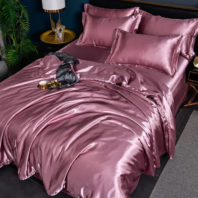 Hochwertige Uni-Satin-Bettwäsche für Komfort und Stil