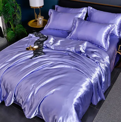 Hochwertige Uni-Satin-Bettwäsche für Komfort und Stil