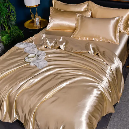 Hochwertige Uni-Satin-Bettwäsche für Komfort und Stil