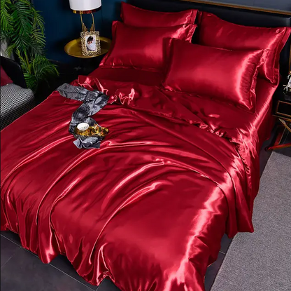 Hochwertige Uni-Satin-Bettwäsche für Komfort und Stil