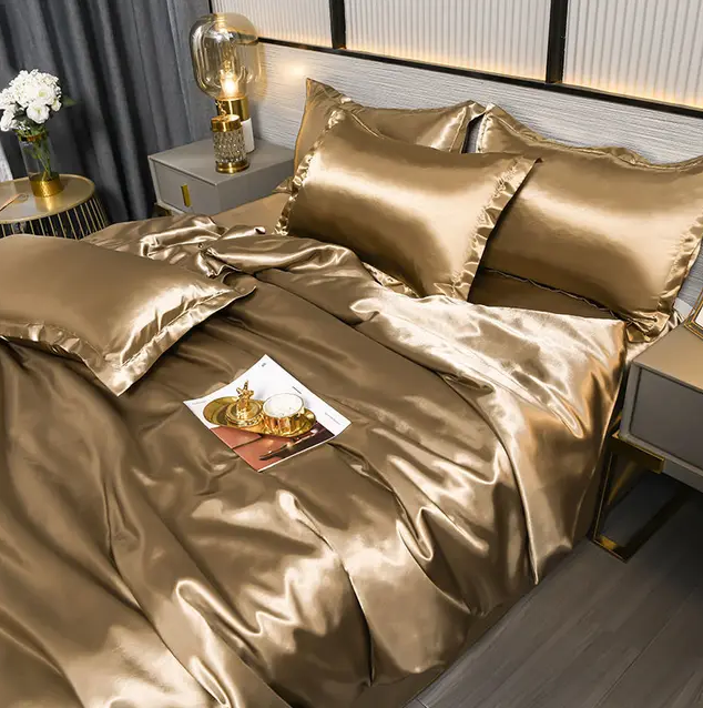 Hochwertige Uni-Satin-Bettwäsche für Komfort und Stil