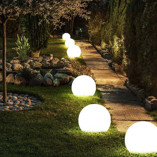 Outdoor-Gartenbeleuchtung – Runde LED-Lampe