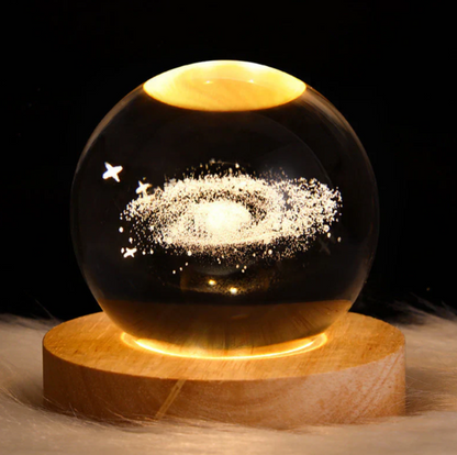 Kristall-Lampe mit 3D-Effekt