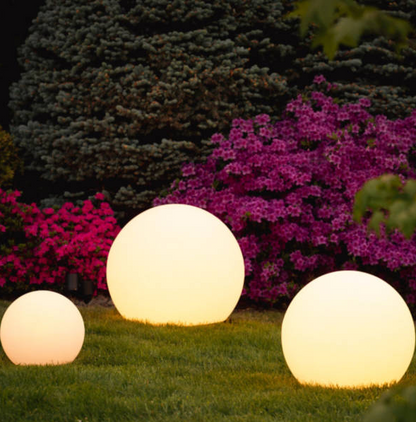 Outdoor-Gartenbeleuchtung – Runde LED-Lampe
