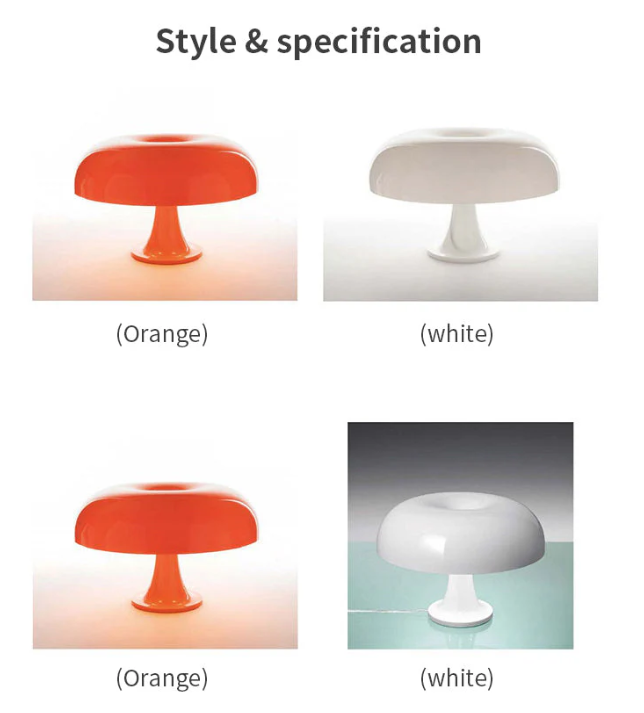 Stilvolle LED Pilz Tischlampe im Modernen Design – Perfekt für Dein Wohnzimmer & Schlafzimmer