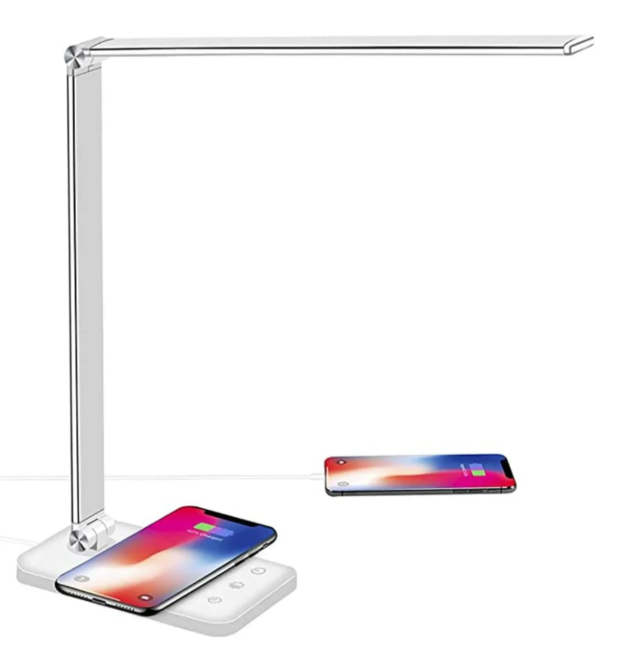 Verstellbare LED-Tischlampe mit Ladefunktion und Modernem Design