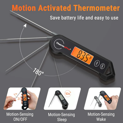 ThermoPro Elektronisches Küchenthermometer mit Bewegungssensor und Schneller Anzeige