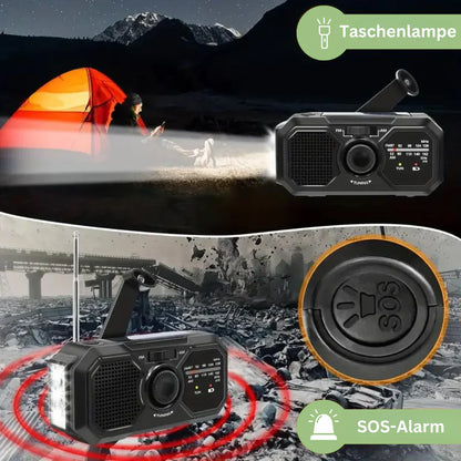 Notfallradio Mit Solar Und Handkurbel – Fm/am