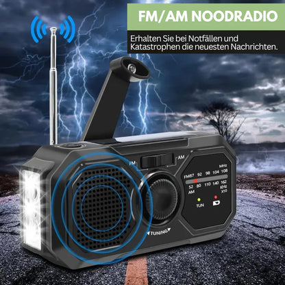 Notfallradio Mit Solar Und Handkurbel – Fm/am